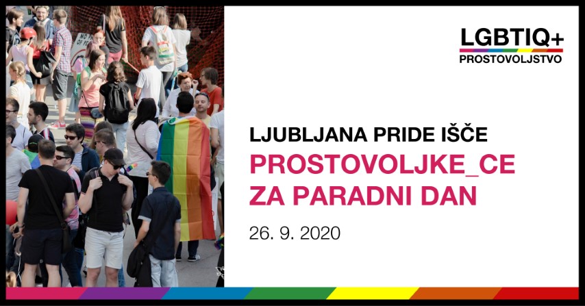 Društvo Parada ponosa išče prostovoljke_ce