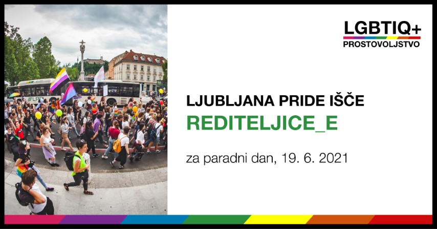 Poziv za rediteljice_e na Paradi ponosa 2021