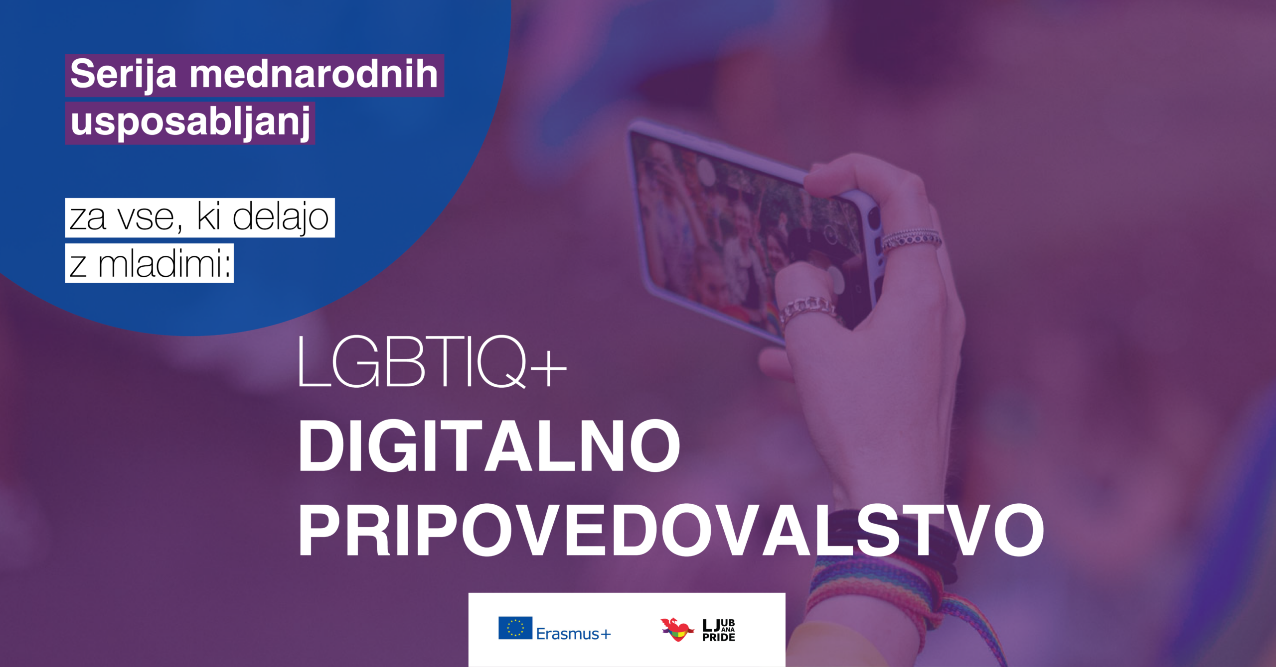 Priložnost za vključitev v serijo usposabljanj RALYO – Rainbow Audio-visual literacy for Youth Organisations