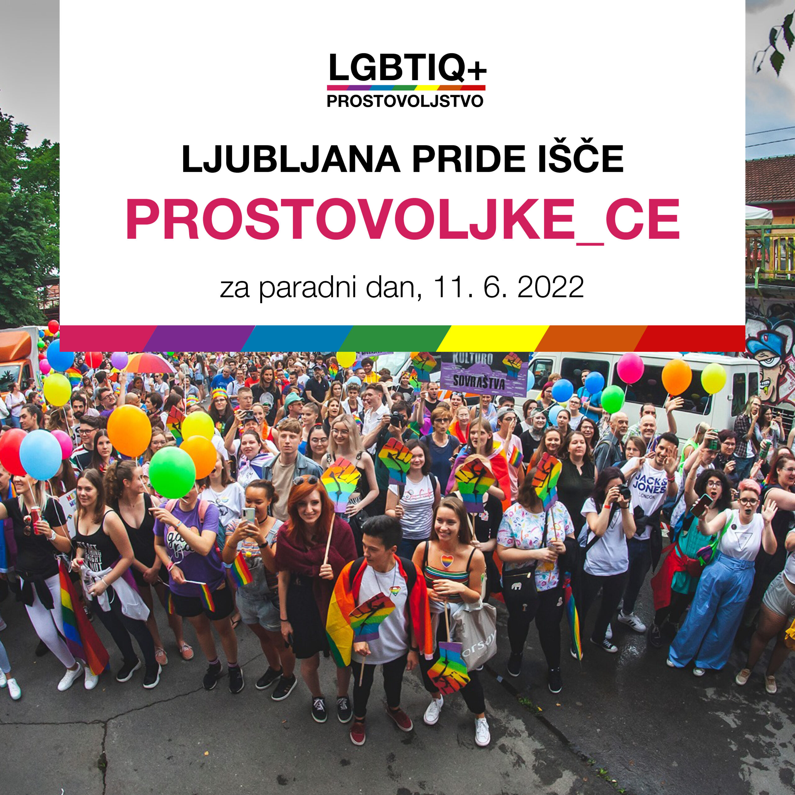 Poziv za prostovoljke_ce za Paradni dan 11.6.2022