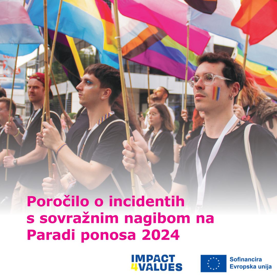 Novo poročilo: Incidenti na Paradi ponosa 2024
