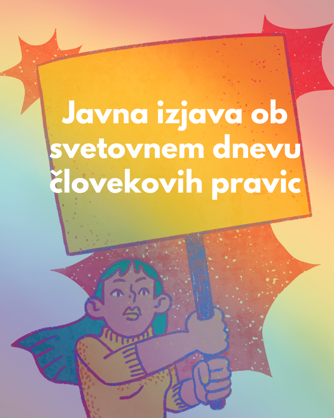 Javna izjava ob svetovnem dnevu človekovih pravic
